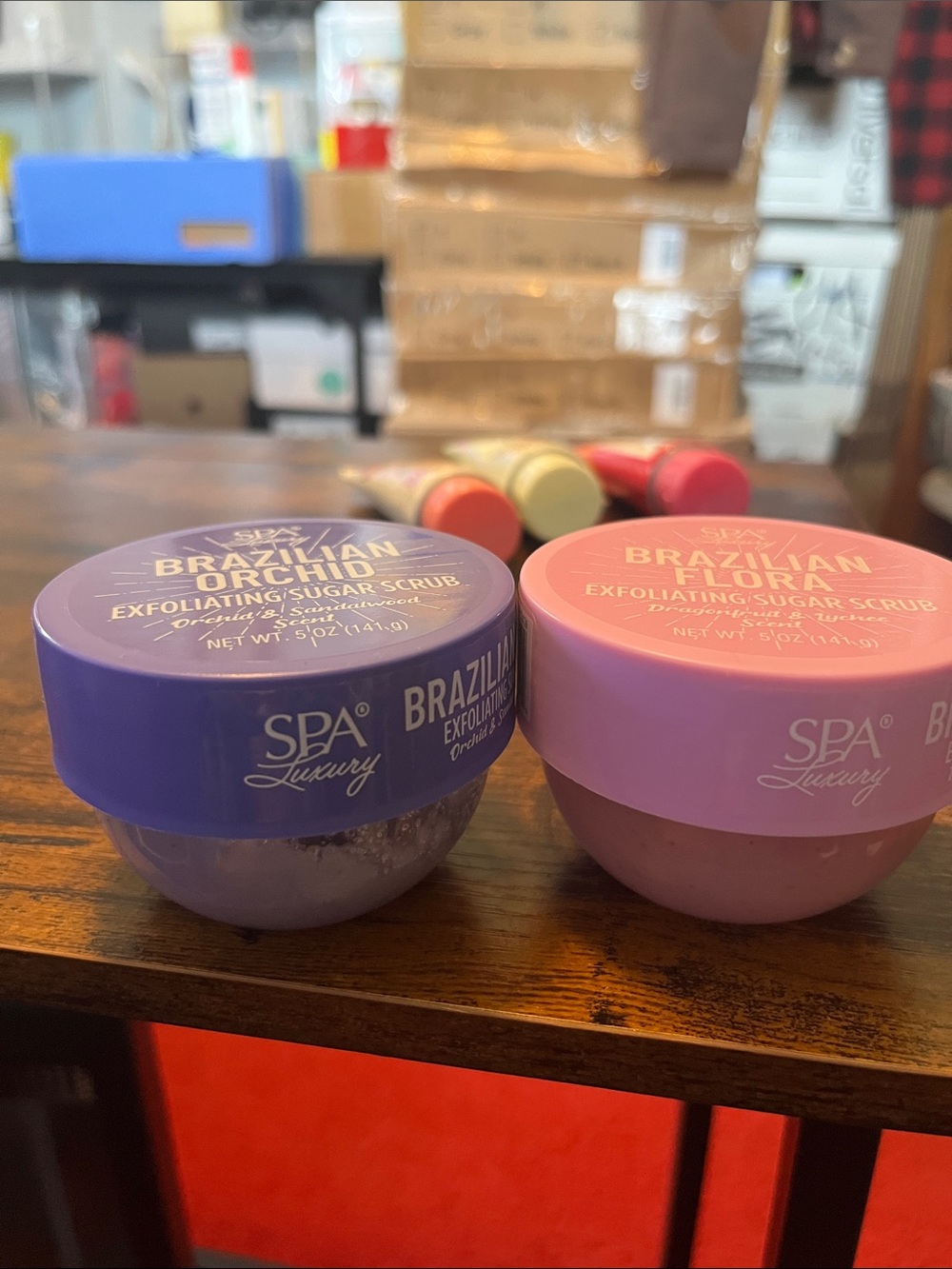 Brazilian Floral & Orchid Exfoliating Sugar Scrub - Pink & Purple